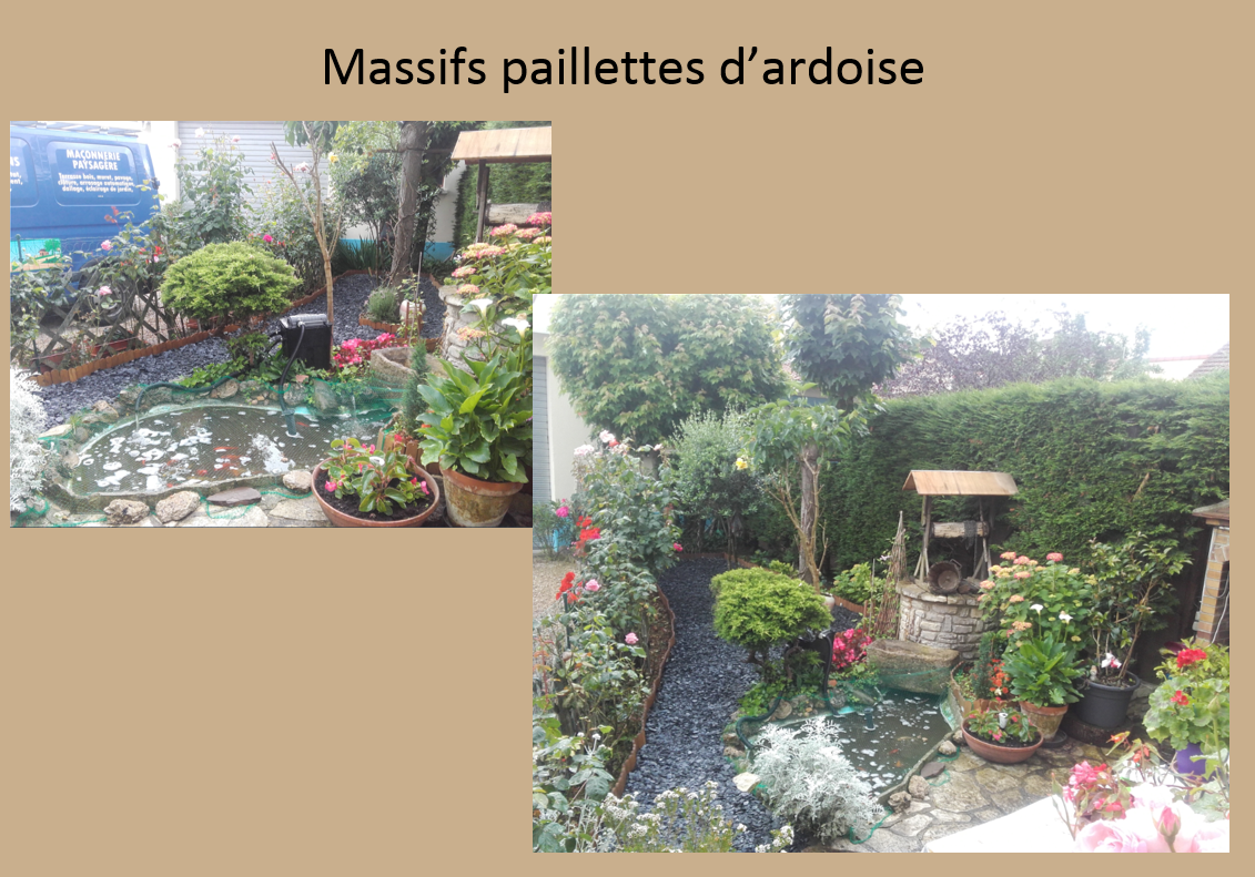 Paillettes d'ardoise