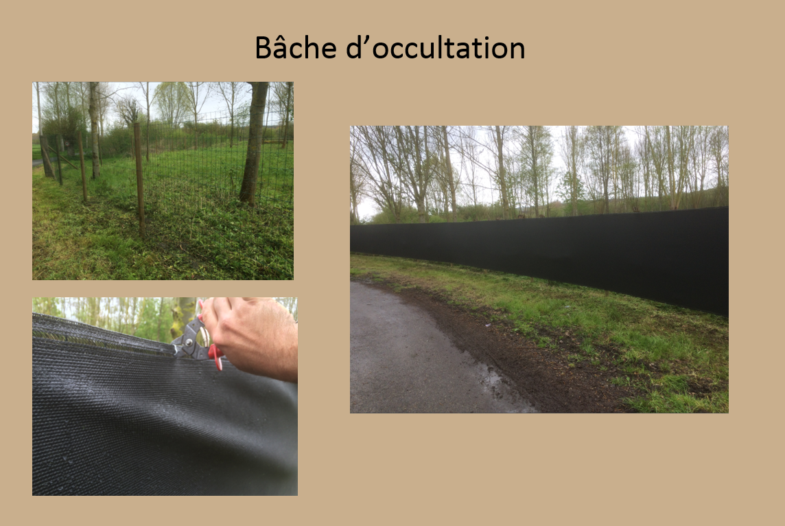 Bâche d'occultation